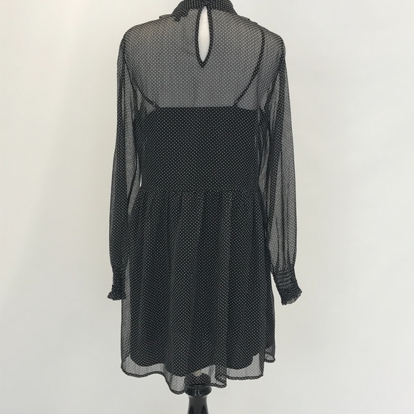 Who What Wear polka dot print dress - Picture 5 of 8